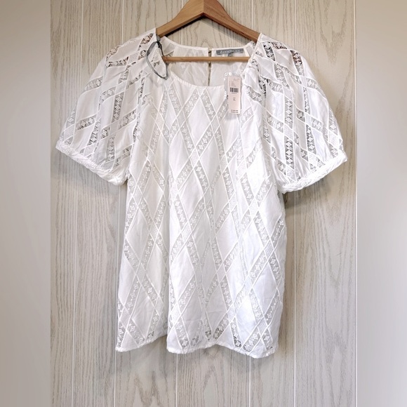 Anthropologie Daniel Rainn Anessa Lace Blouse Size XL NWT - Picture 5 of 7